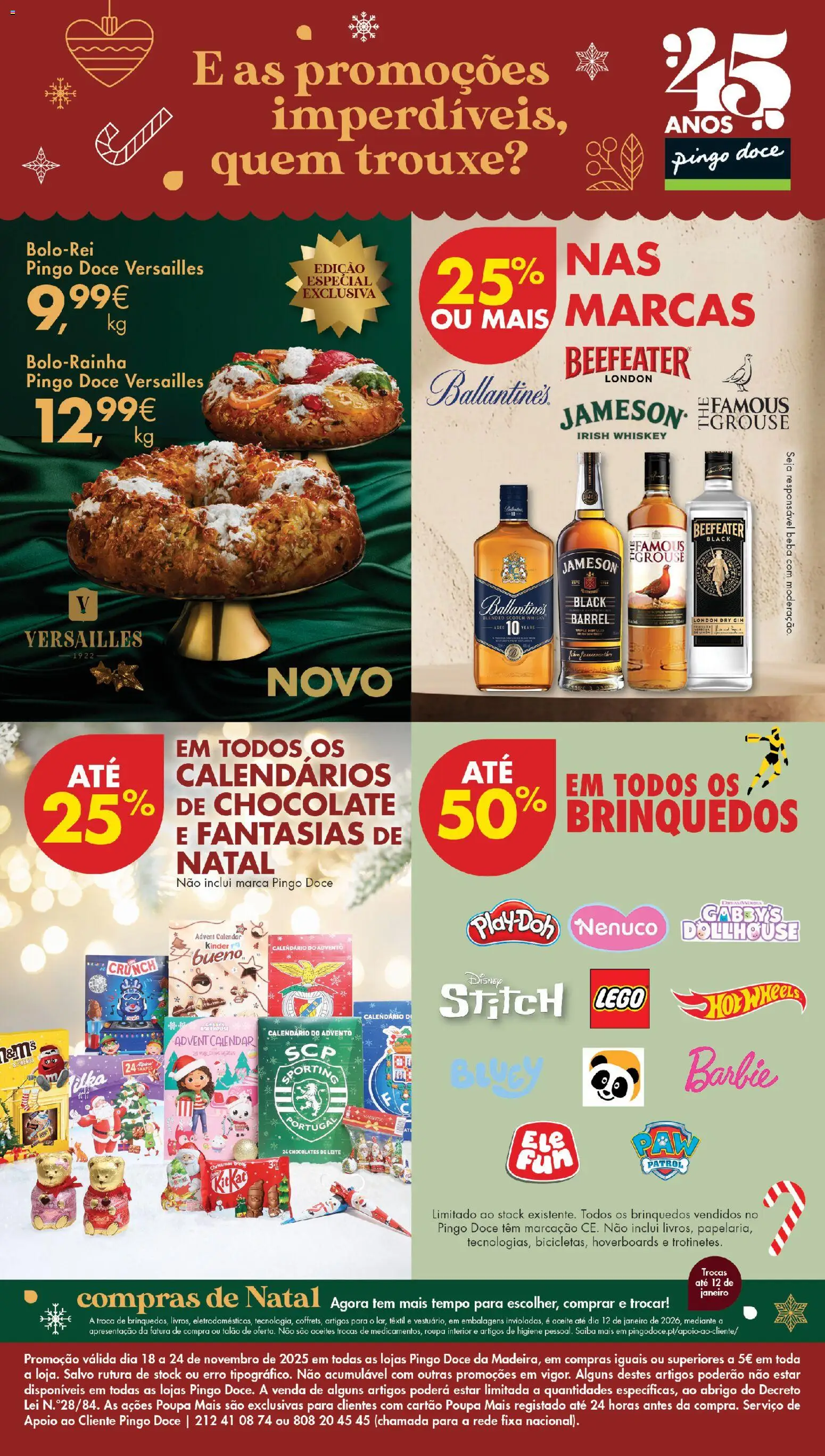 Pingo Doce Black Friday Madeira │ válido de 18.11.2025 | Página: 36 | Produtos: Whisky, Chocolates, Chocolate, Gin