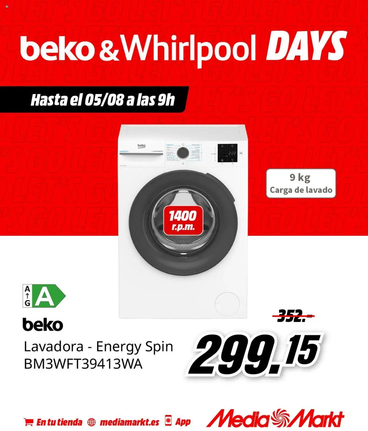Media Markt folleto │ válido desde el 31.07.2025 | Página: 4 | Productos: Lavadora