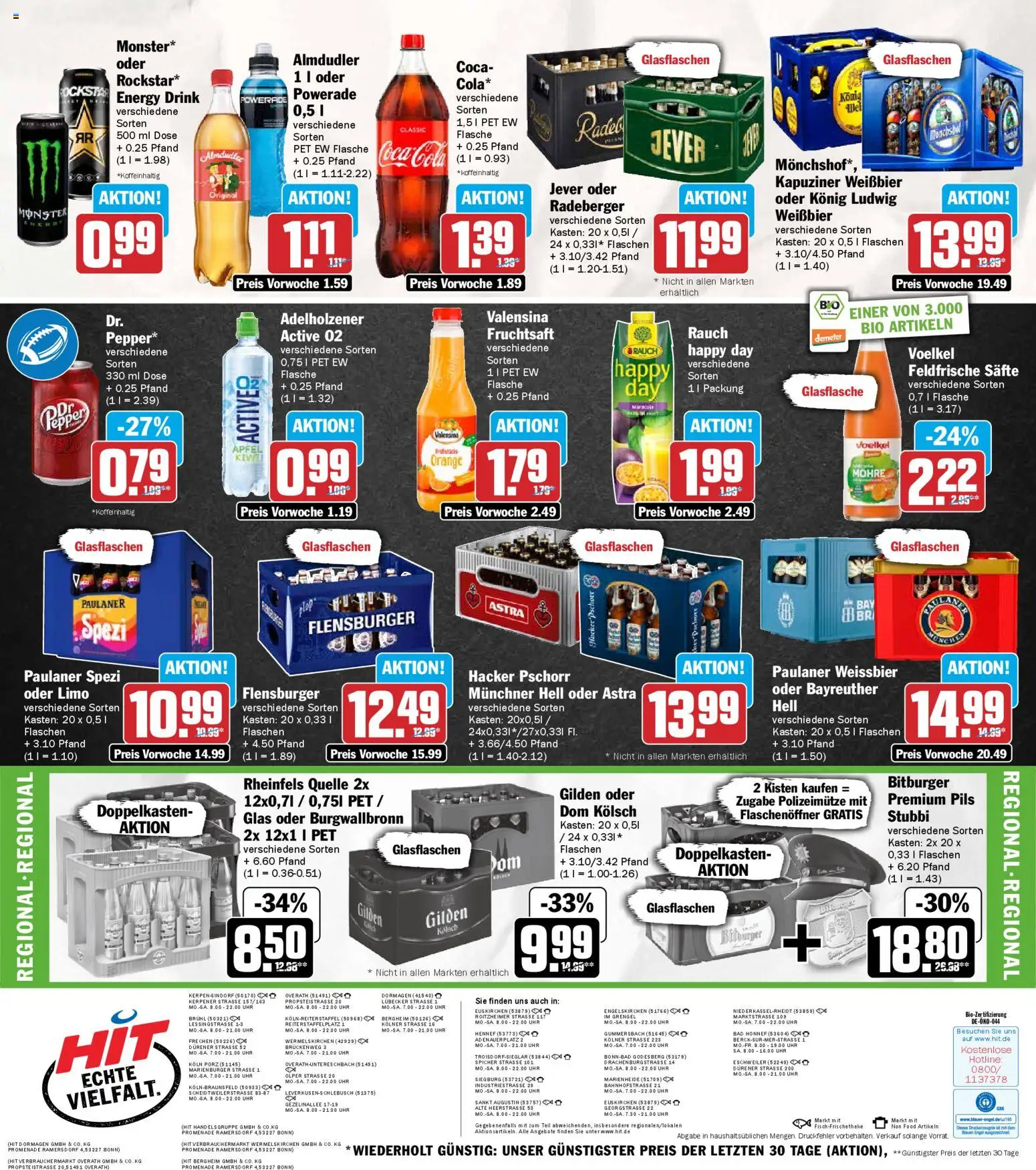 HIT Prospekt 	 – gültig ab 02.02.2026 | Seite: 19 | Produkte: Weißbier, Pils, Jever, Rheinfels quelle