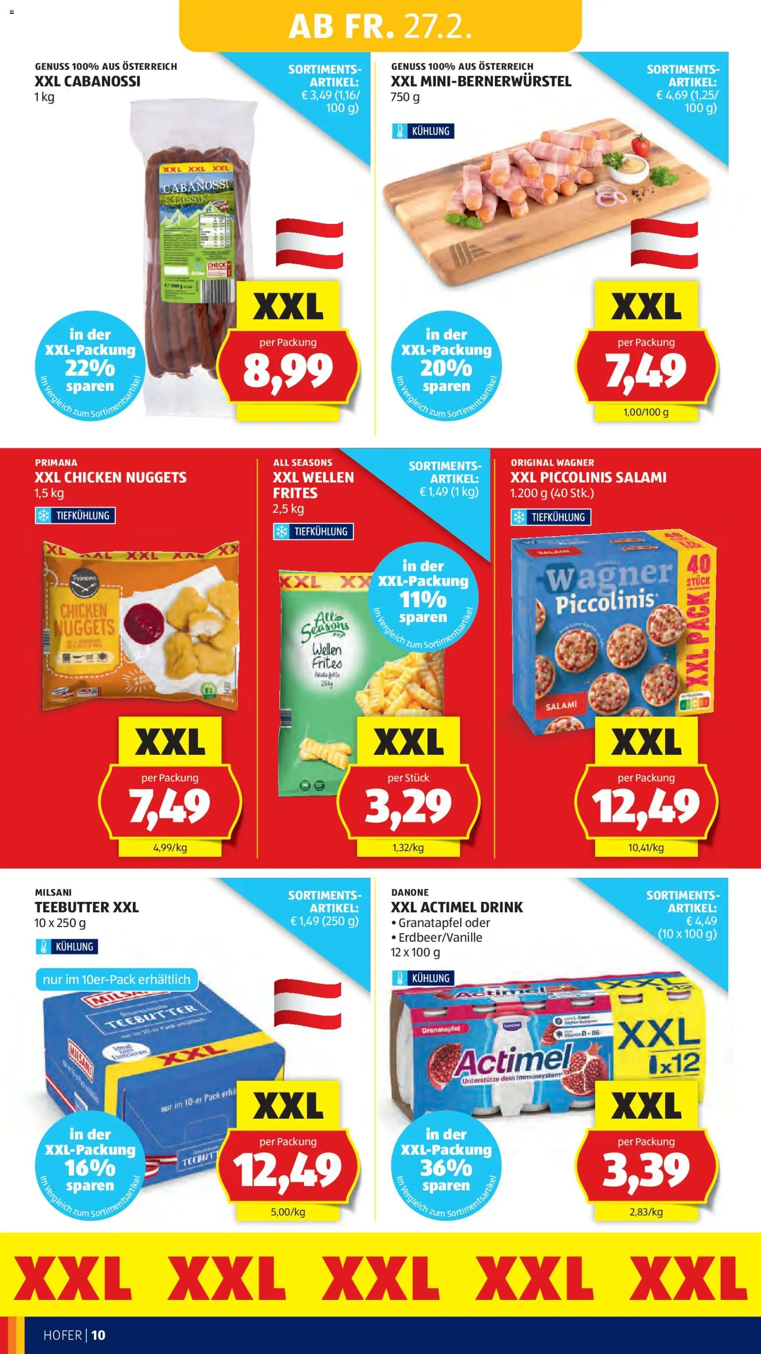 Hofer Flugblatt gültig ab 25.02.2026 | Seite: 12 | Produkte: Salami