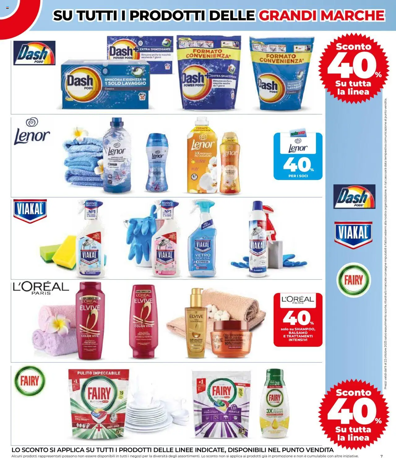 Volantino COOP del 09.10.2025 | Pagina: 7 | Prodotti: Balsamo, Data, Doccia, Profumo