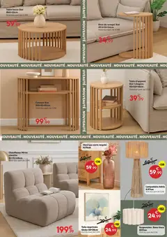 Maxi Bazar - Prévisualisation de Maxi Bazar catalogue valide à partir de 02.02.2026 | Page: 9 | Produits: Chauffeuse, Table basse, Table, Vase