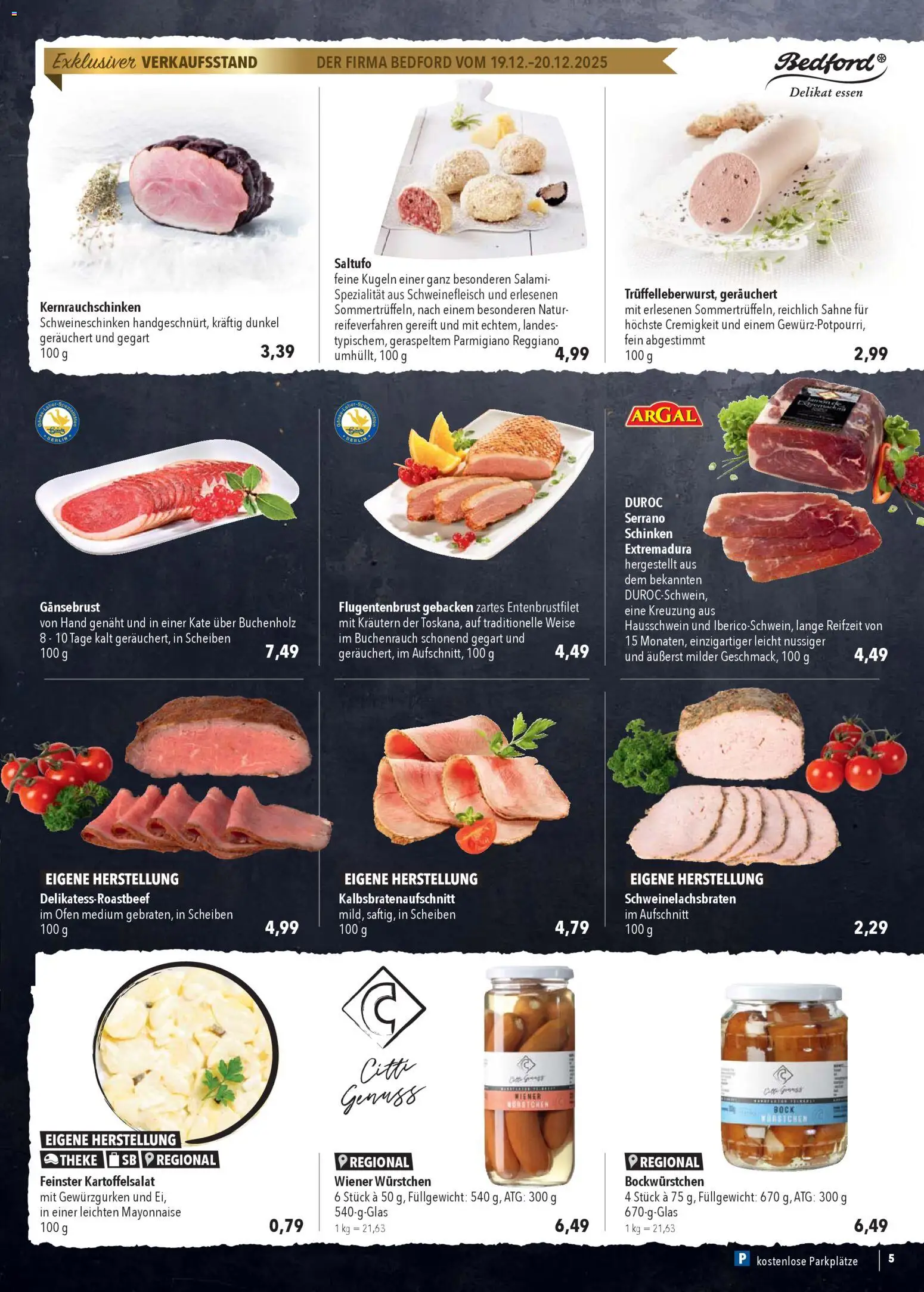 CITTI Markt Prospekt 	 – gültig ab 17.12.2025 | Seite: 5 | Produkte: Theke, Mayonnaise, Salami, Sahne