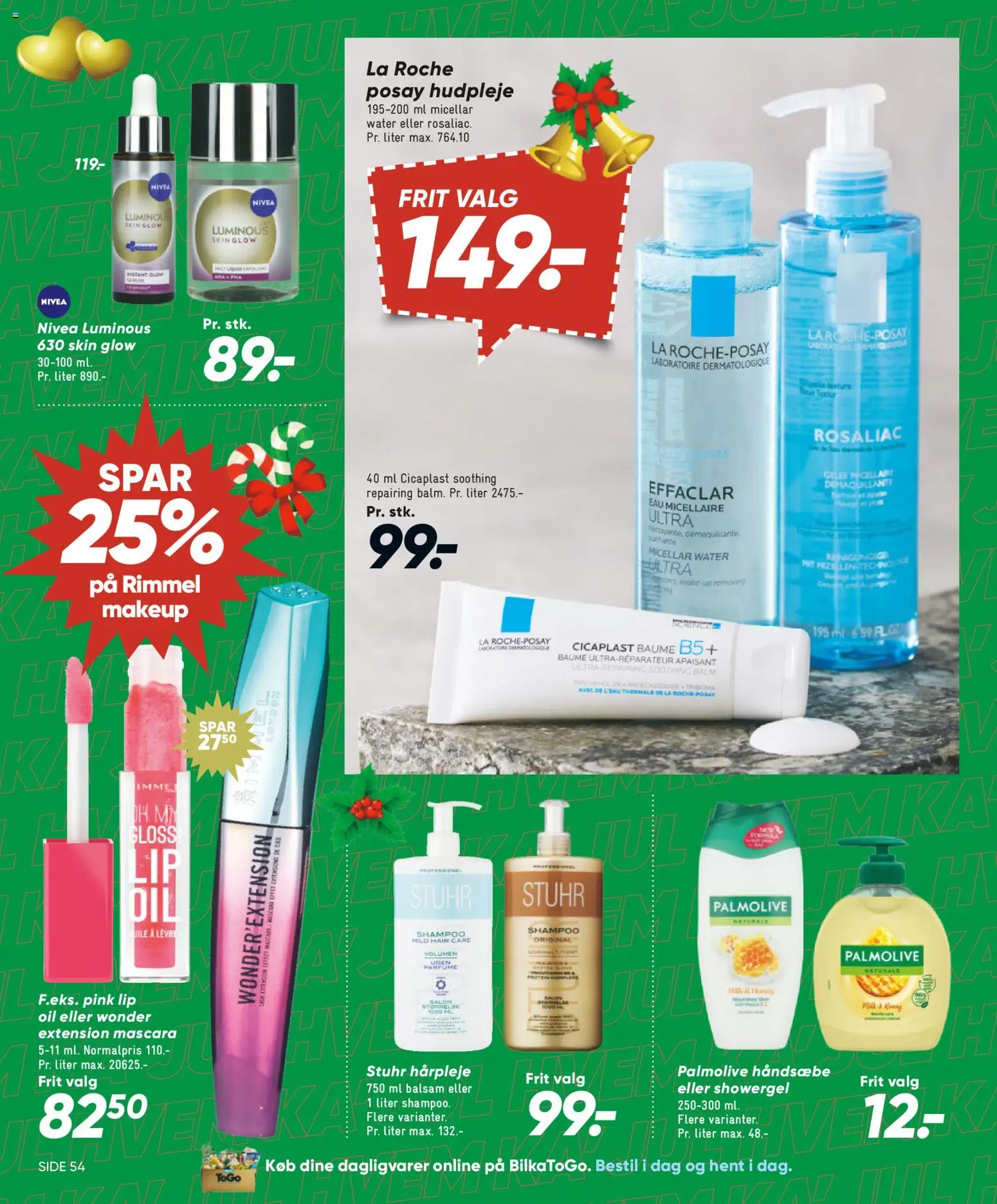 Bilka tilbudsavis – gyldig fra 28.11.2025 | Side: 64 | Produkter: Makeup, Mascara, Shampoo, Balsam