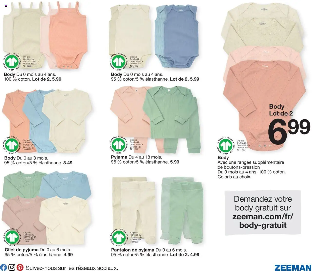 | Page: 15 | Produits: Body, Gilet, Pantalon, Pyjama