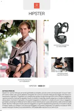 Anteprima del volantino Catalogo Zaini e Marsupi Prenatal	 valido a partire dal 01.01.2025 | Pagina: 13 | Prodotti: Cintura, Seggiolino, Trucco