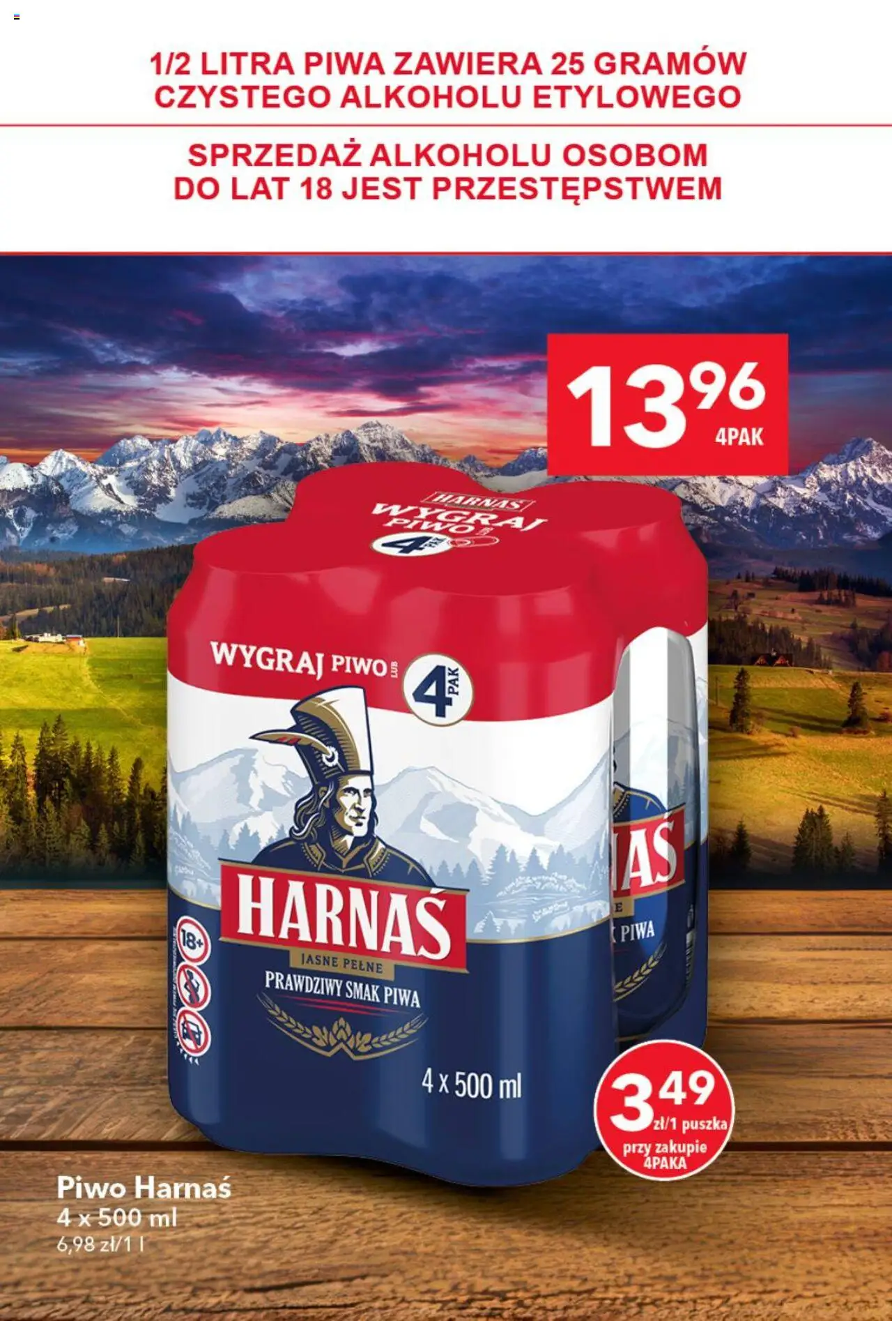 Lewiatan gazetka od 05.06.2025 | Strona: 13 | Produkty: Harnaś, Piwo