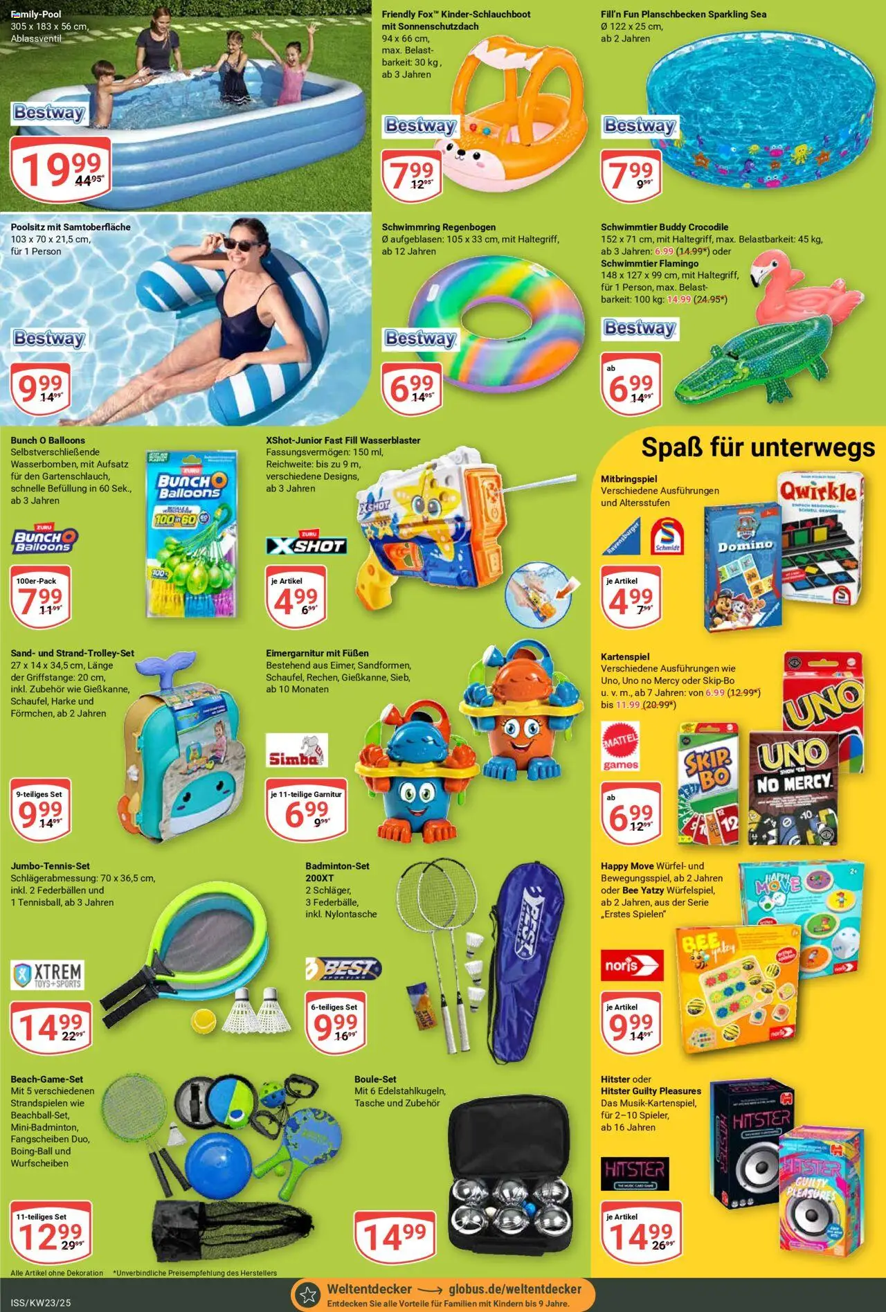 Globus Prospekt 	 - gültig ab dem 02.06.2025 | Seite: 22 | Produkte: Tasche, Badmintonset