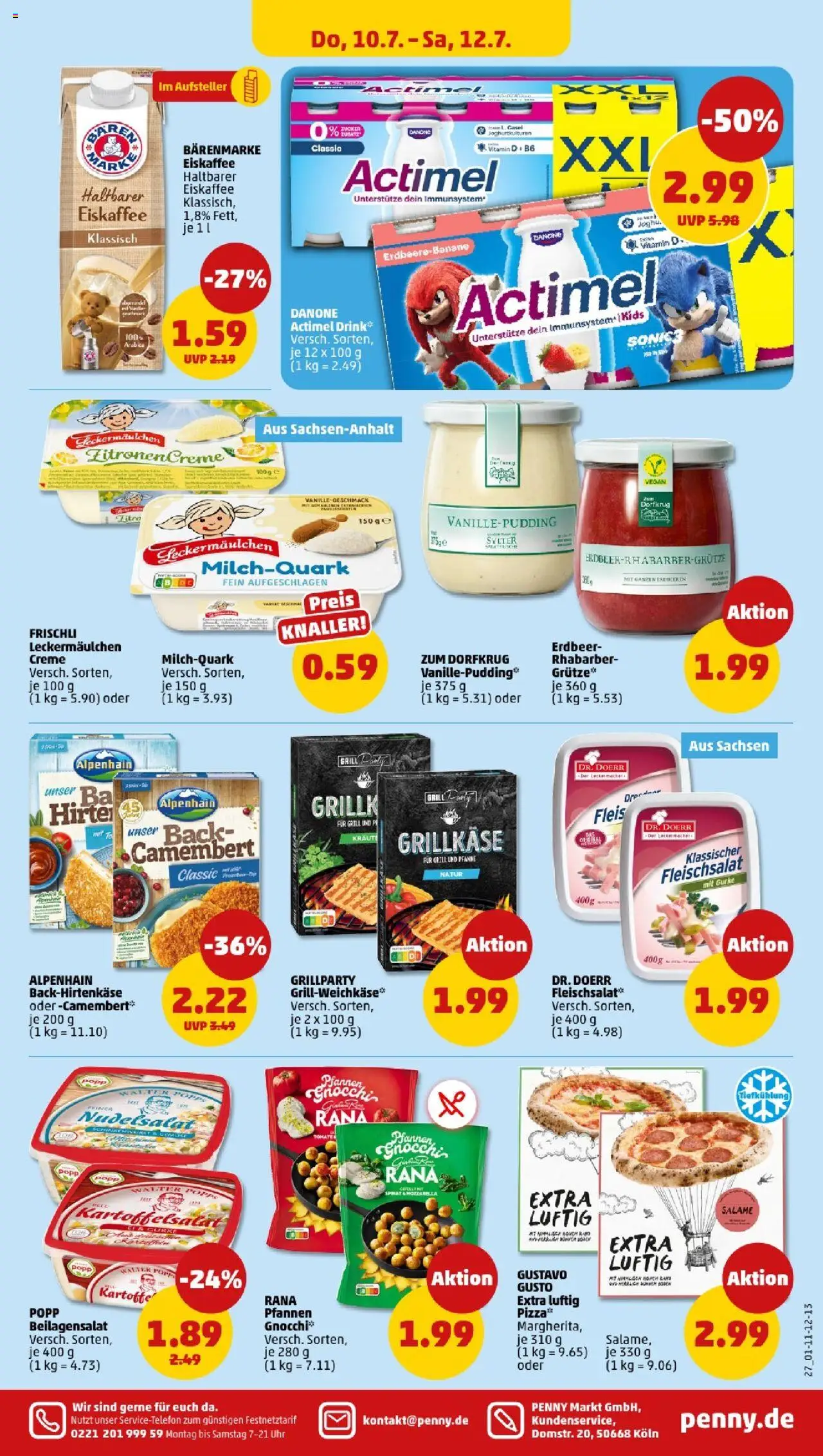 Penny - Sachsen-Anhalt - gültig ab dem 07.07.2025 | Seite: 27 | Produkte: Gustavo gusto, Grill, Mozzarella, Kraut