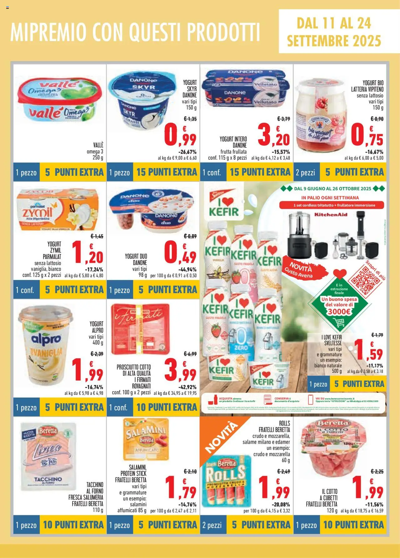 Volantino Conad del 11.09.2025 | Pagina: 5 | Prodotti: Yogurt, Salame, Tritatutto, Forno
