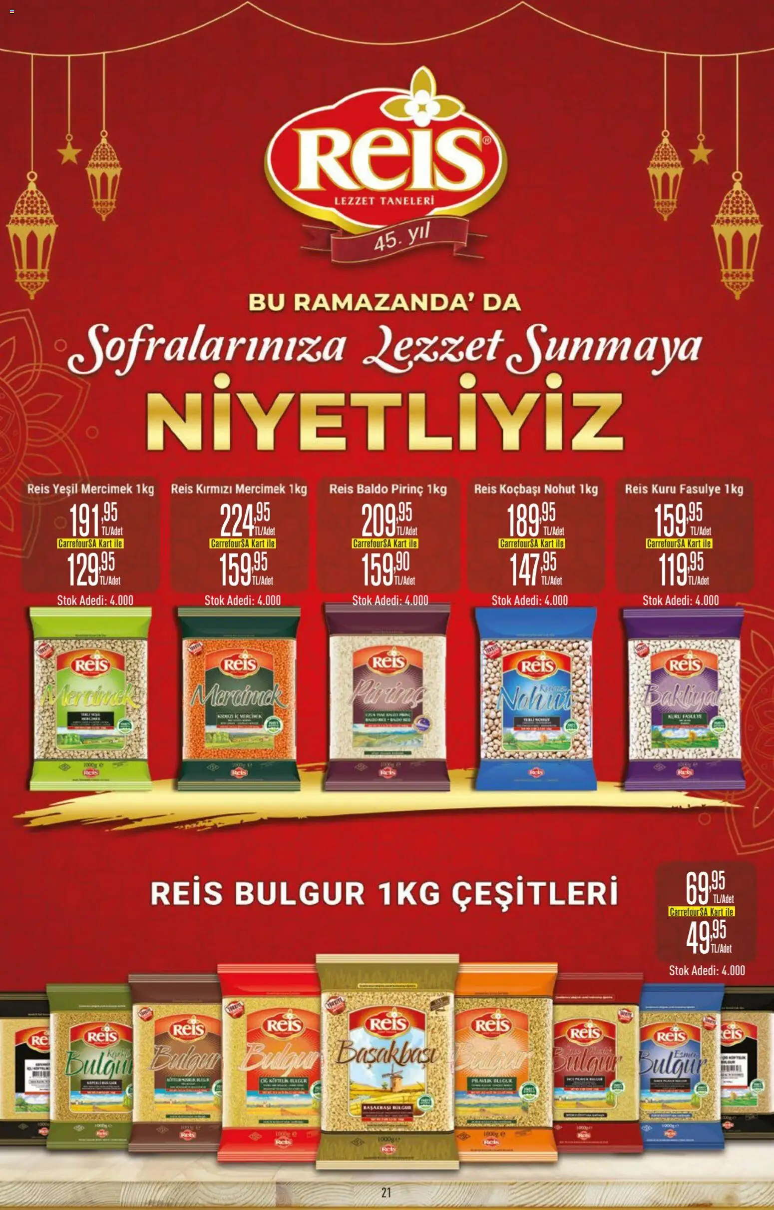 CarrefourSA Katalog - 26.02.2026 tarihinden itibaren geçerlidir | Sayfa: 21 | Ürünler: Kuru fasulye, Fasulye, Ravioli, Pirinç