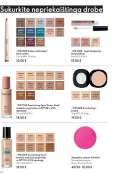 Oriflame leidinys galioja nuo 08.10.2025 | Puslapis: 44 | Prekių: Makiažo pagrindas, Pudra, Kilimėlis