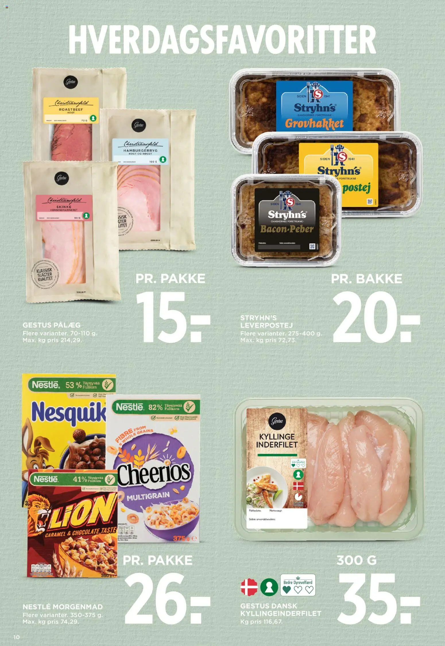 Meny tilbudsavis – gyldig fra 16.01.2026 | Side: 14 | Produkter: Skinke, Pålæg, Hamburgerryg, Roastbeef