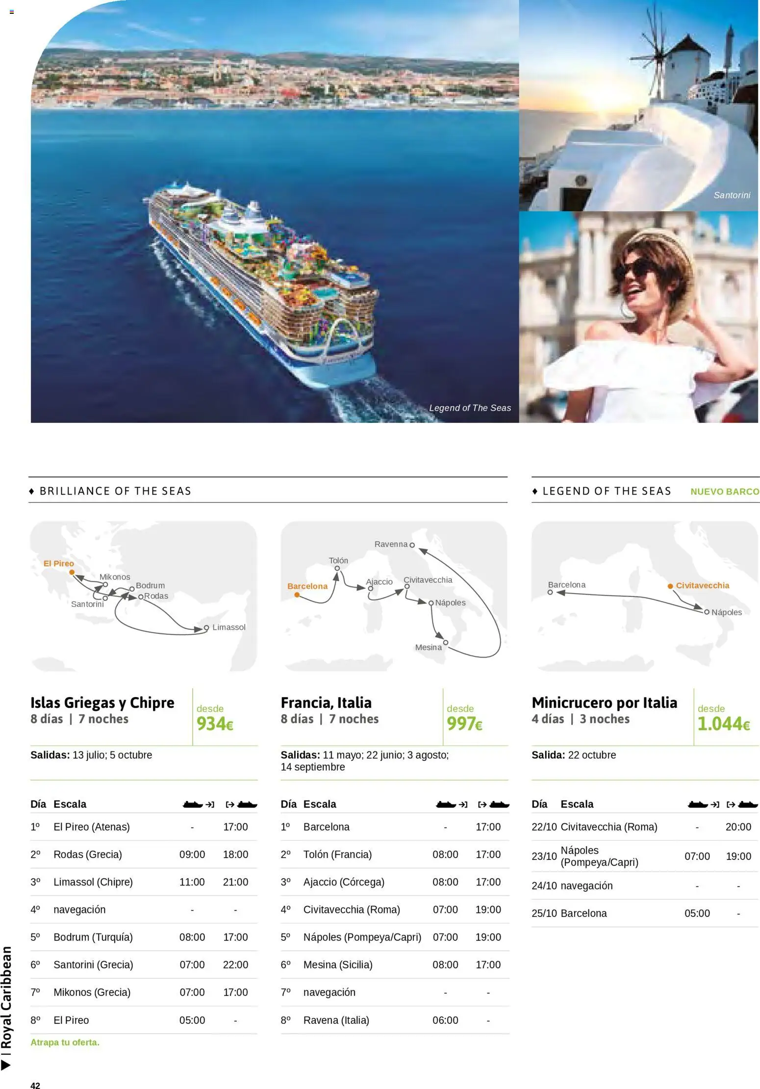 Viajes El Corte Inglés Cruceros marítimos │ válido desde el 01.01.2026 | Página: 43 | Productos: Navegación