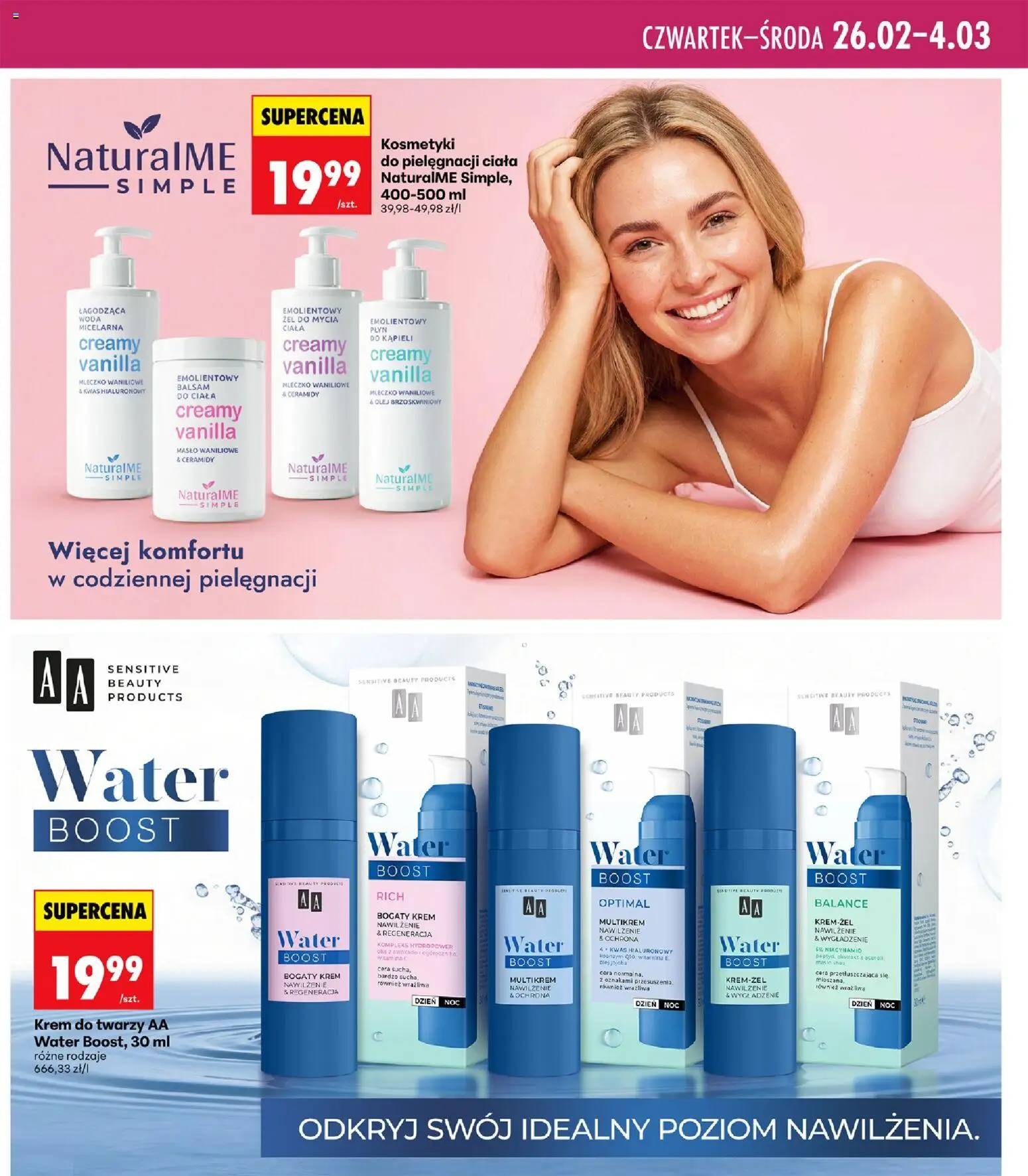 Biedronka Polsko leták - Twoje piękne strony od 26.02.2026 | Strana: 27 | Produkty: Máslo, Olej, Krém