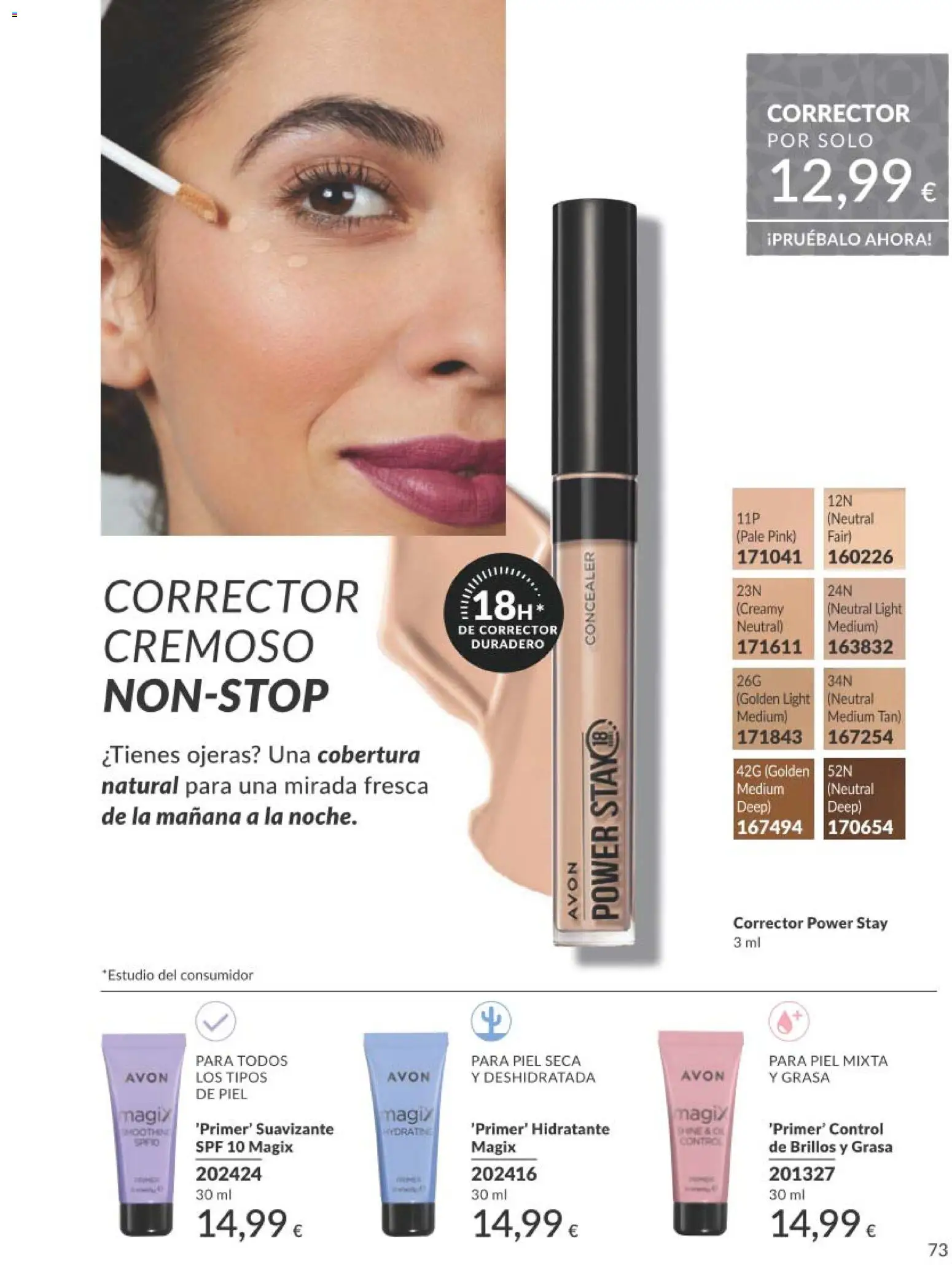 Catálogo AVON campaña 11 Black Friday │ válido desde el 01.11.2025 | Página: 73 | Productos: Corrector, Suavizante