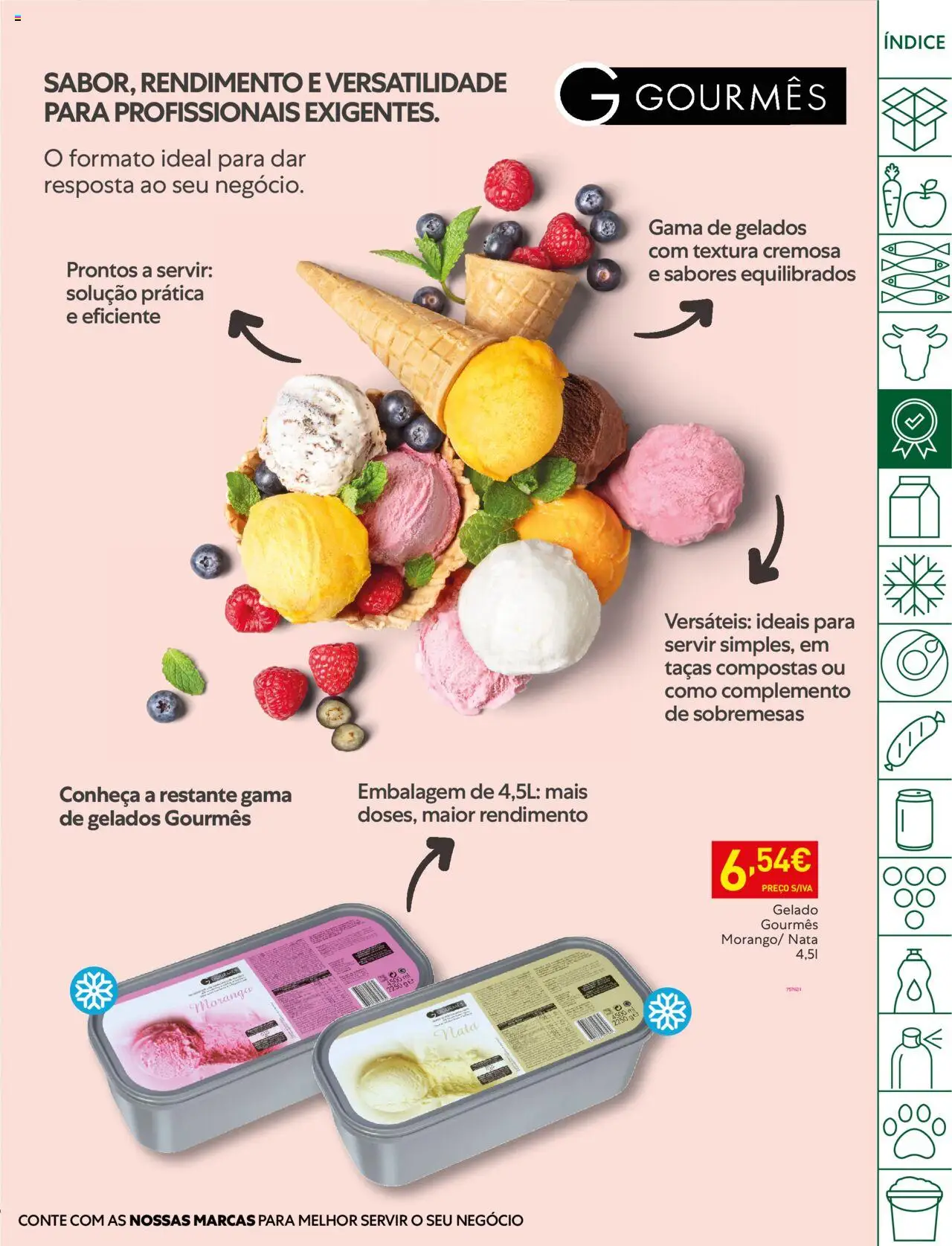 Recheio folheto │ válido de 05.08.2025 | Página: 13 | Produtos: Taças, Gelado, Nata