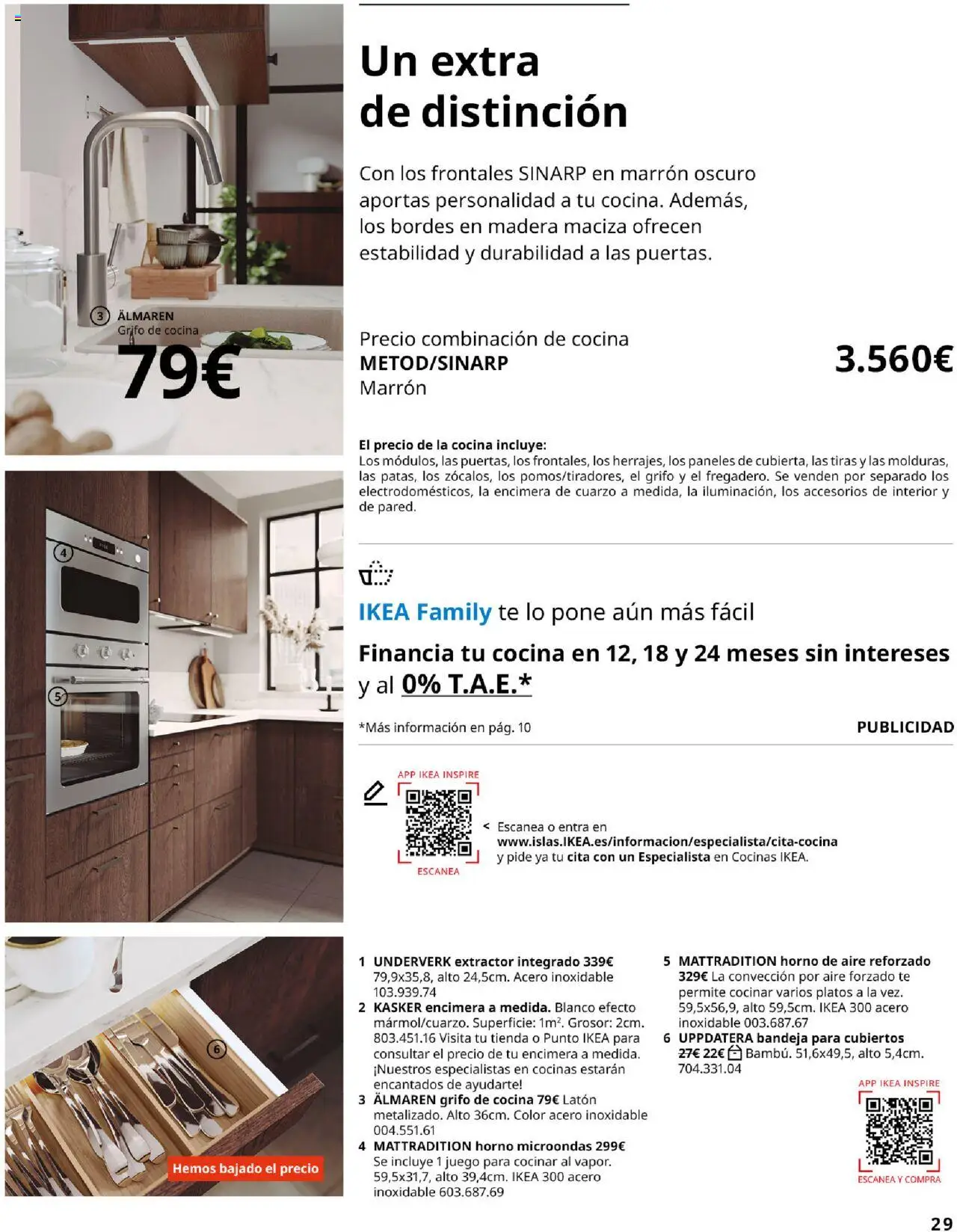 Catálogo IKEA Cocinas │ válido desde el 06.02.2025 | Página: 29 | Productos: Horno, Horno microondas, Cocina, Bandeja