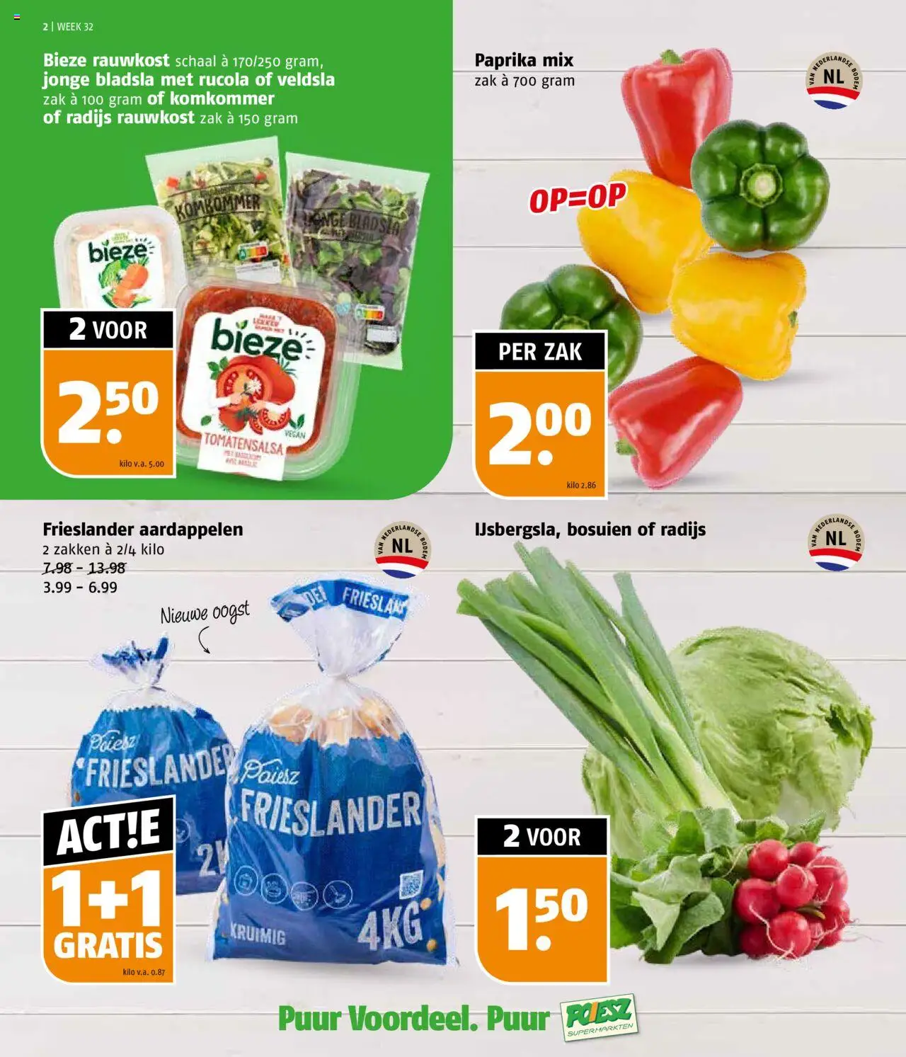  | Pagina: 2 | Producten: Komkommer, Rucola, Schaal, Kész piskótalap