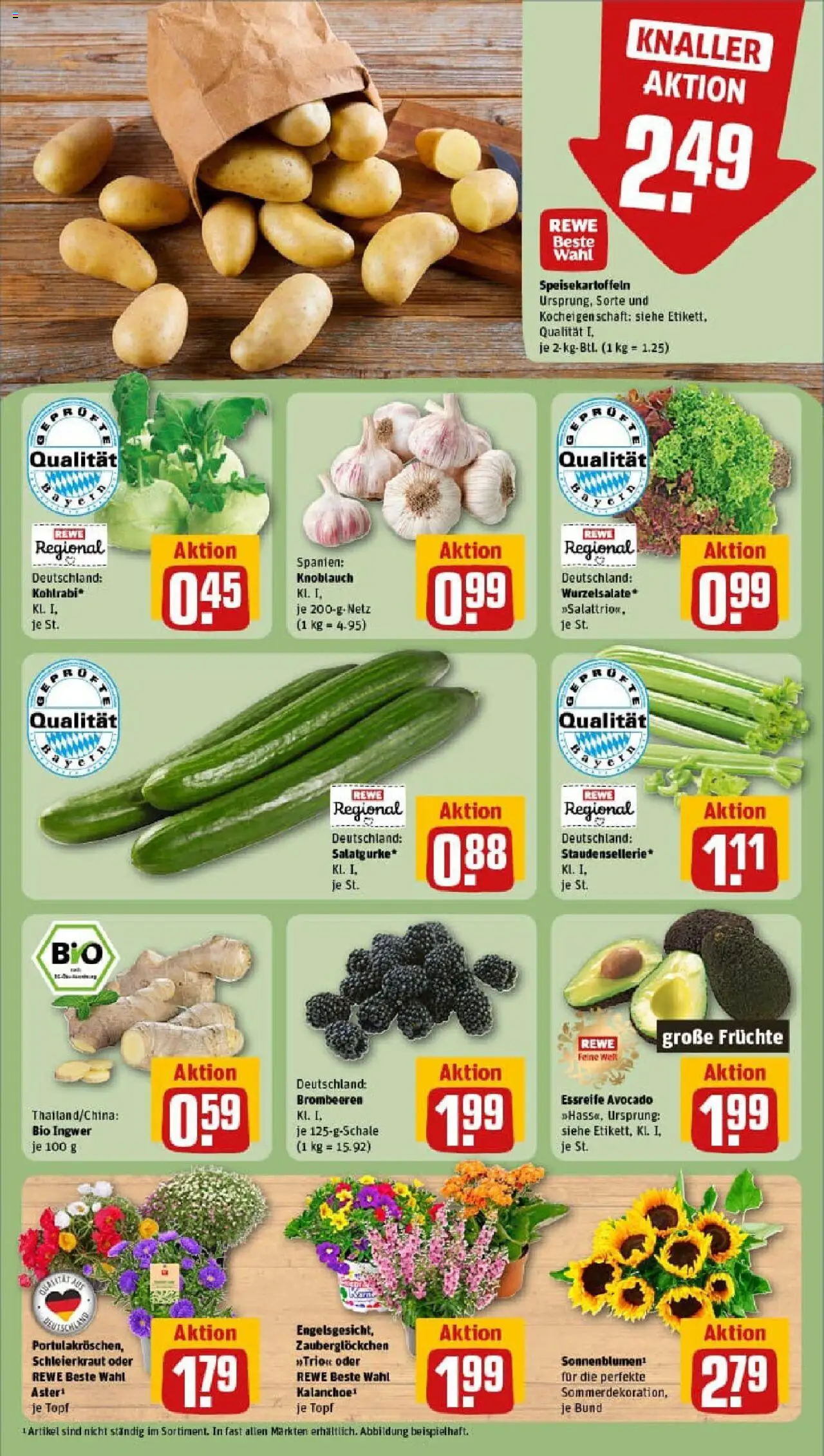 Rewe prospekt München	 - gültig ab dem 06.07.2025 | Seite: 7 | Produkte: Kohlrabi, Avocado, Knoblauch