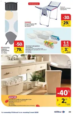 Carrefour - Folder - Voorbeeld van een folder van Carrefour, geldig van 18.02.2026 | Pagina: 35 | Producten: Koelkast, Mand