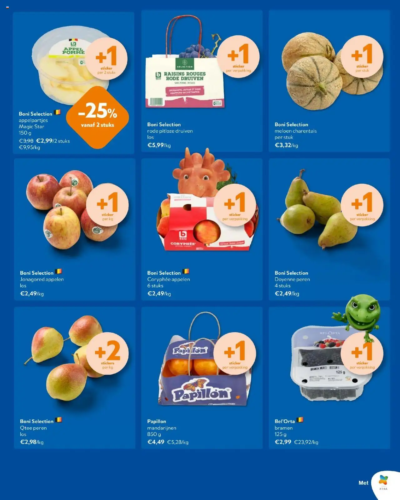  | Pagina: 7 | Producten: Appelen, Mandarijnen, Stickers, Druiven