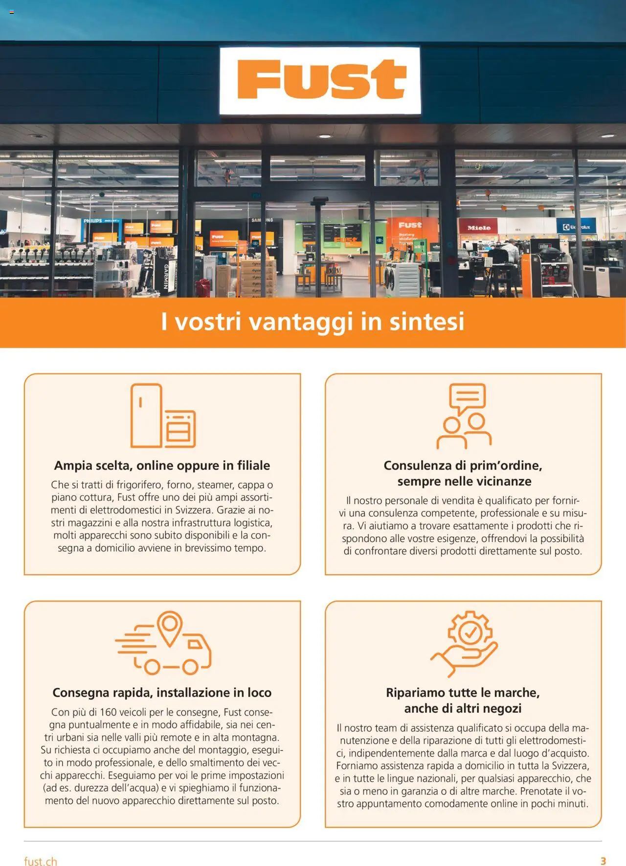 Fust Aktionen Elettrodomestici IT – gültig ab 15.09.2025 | Seite: 3 | Produkte: Miele