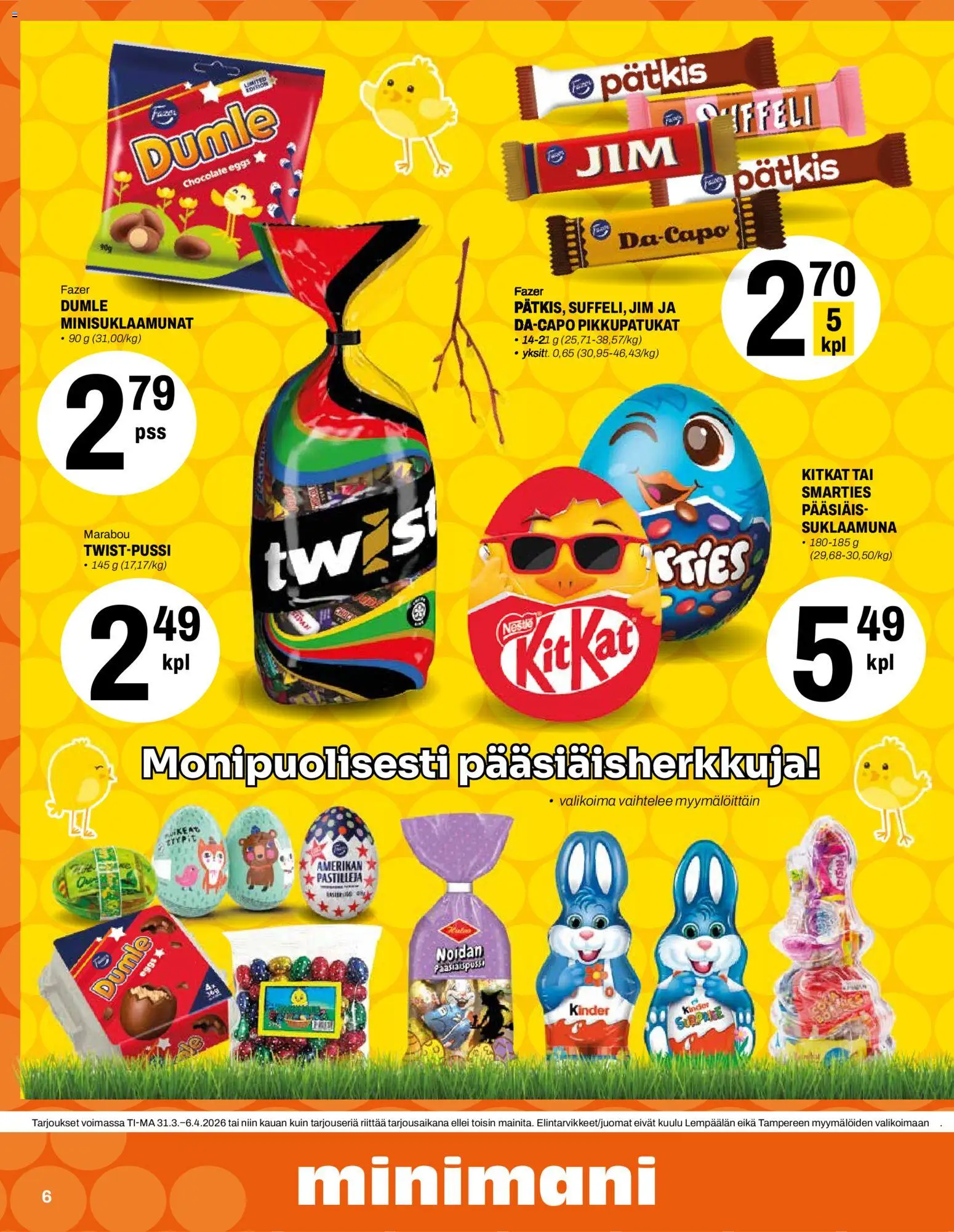 Minimani Tarjoukset - Jyväskylä – voimassa 31.03.2026 alkaen | Sivu: 6