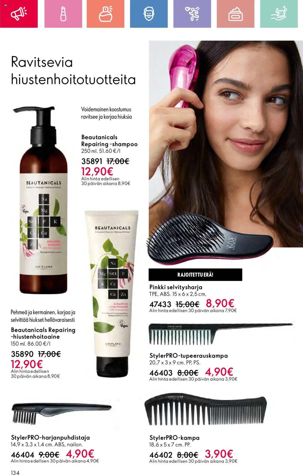  | Sivu: 134 | Tuotteet: Shampoo, Hiustenhoitoaine