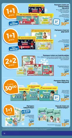 Trekpleister - Folder - Voorbeeld van een folder van Trekpleister, geldig van 10.02.2026 | Pagina: 12 | Producten: Kan, Pampers, Babydoekjes