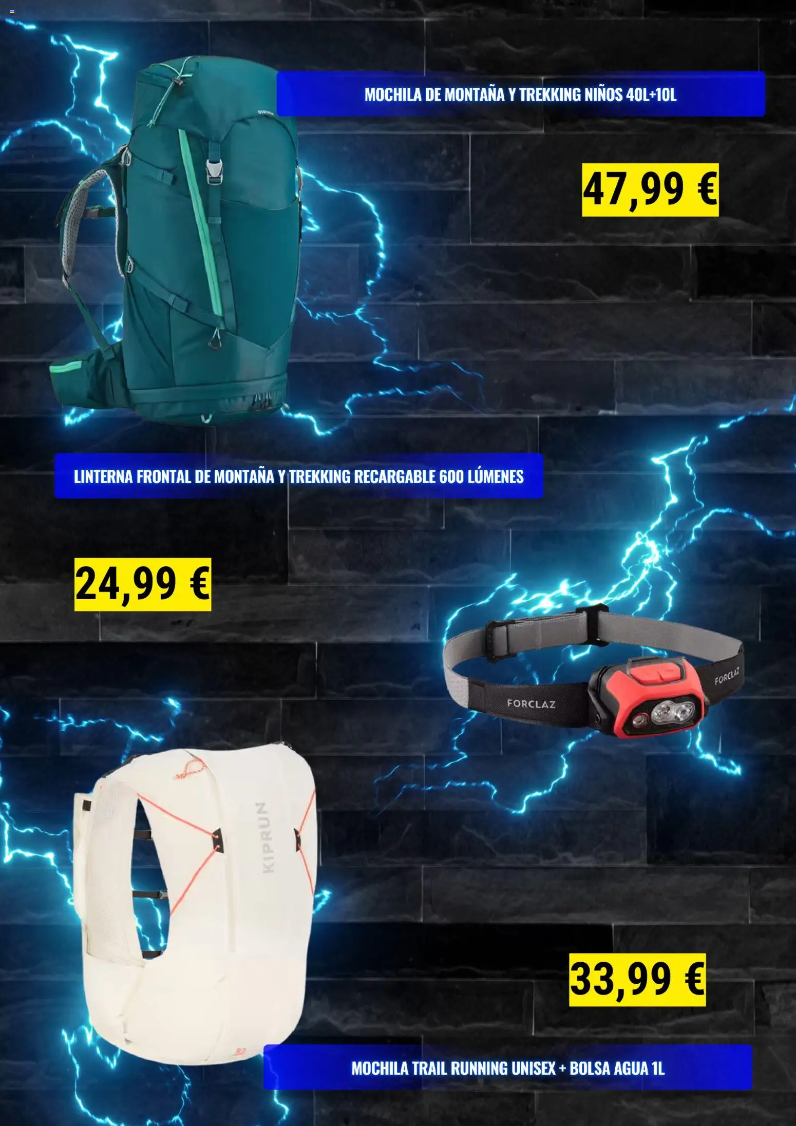 Decathlon oferta estacional │ válido desde el 01.04.2026 | Página: 3 | Productos: Mochila, Bolsa