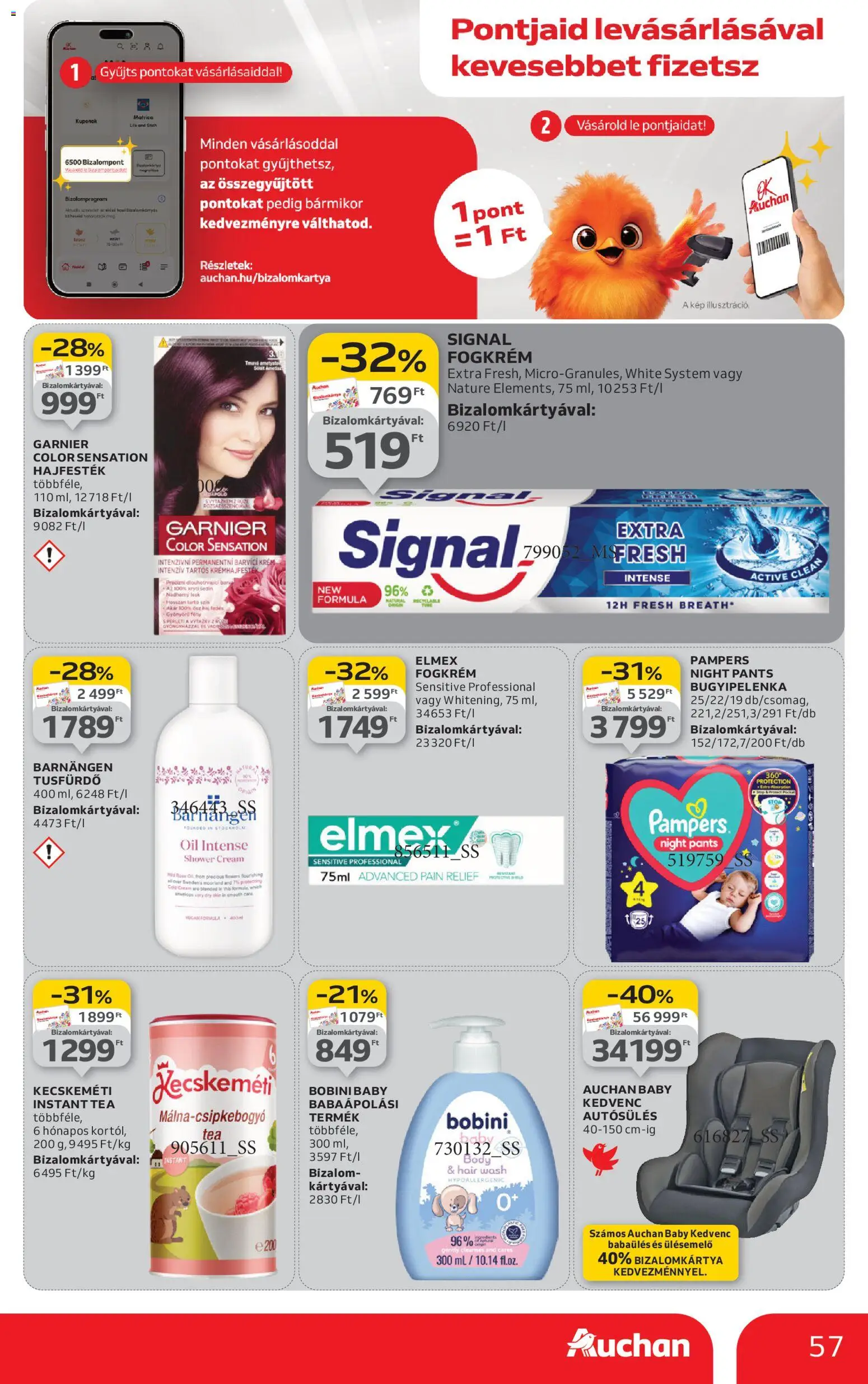 Auchan akciós ujság - amely érvényes a következő dátumtól: 04.12.2025 | Oldal: 57