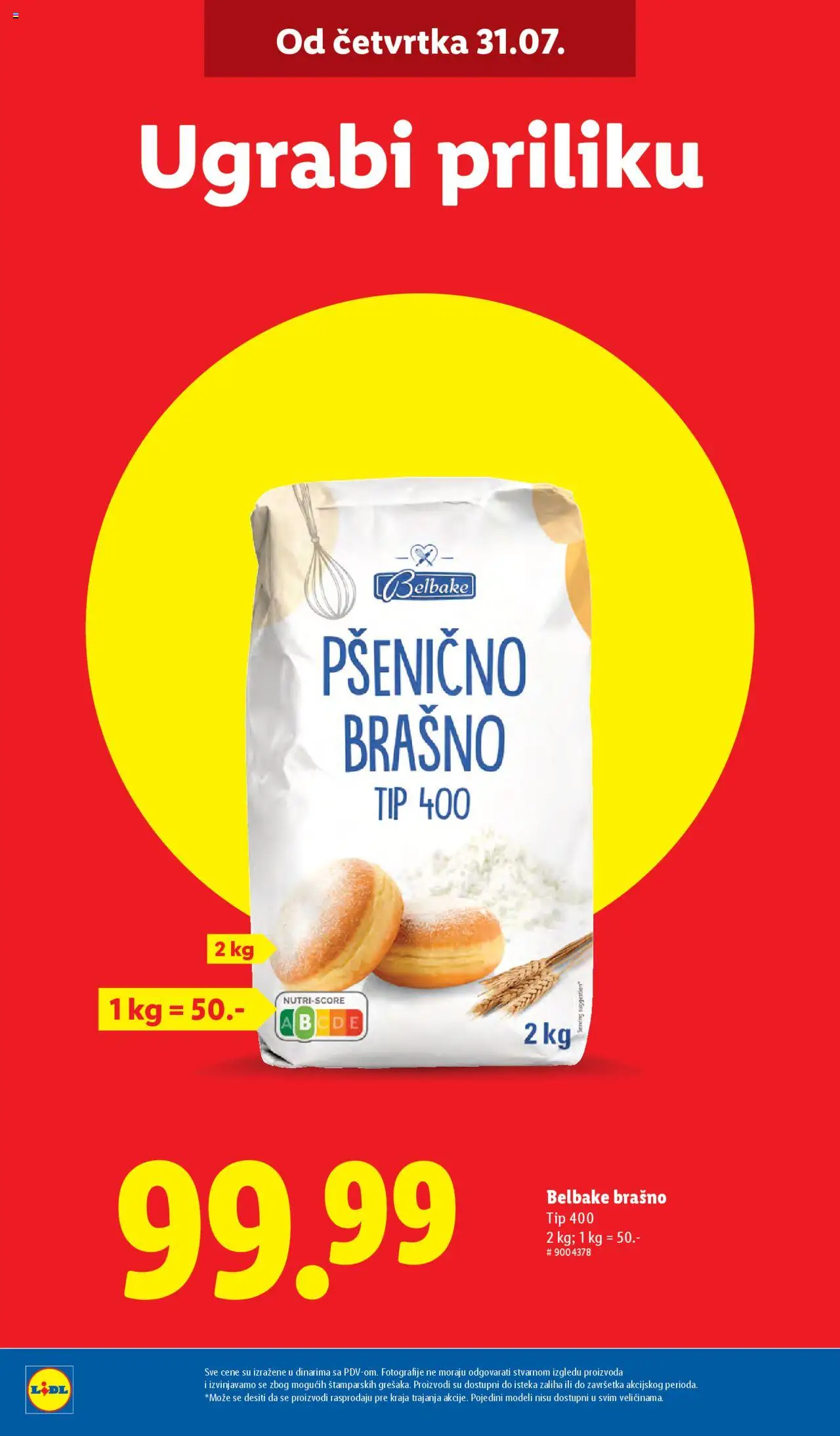 Lidl katalog - važi od 31.07.2025 | Strana: 6 | Proizvode: Brašno, Pšenično brašno