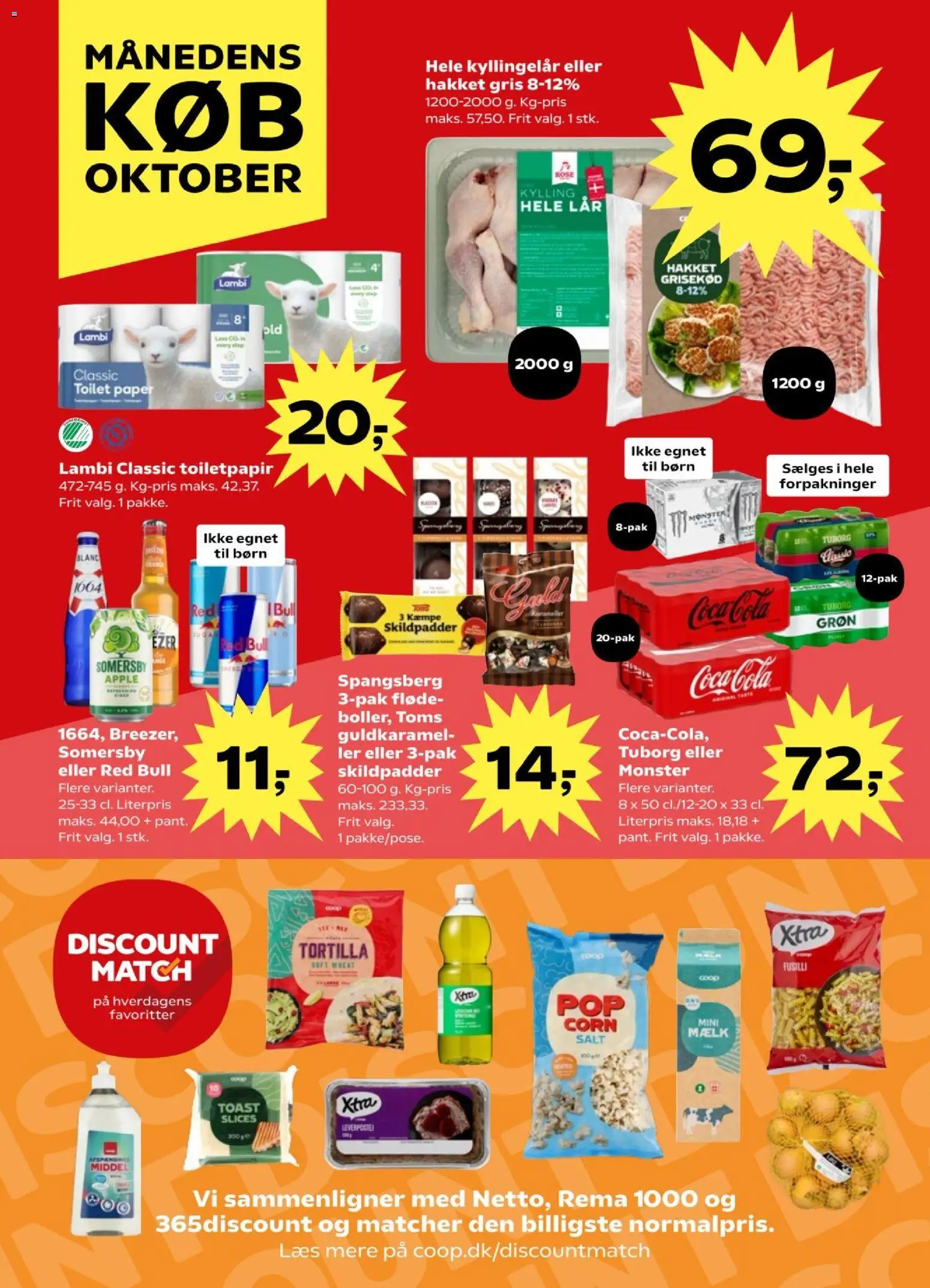 Kvickly tilbudsavis – gyldig fra 24.10.2025 | Side: 26 | Produkter: Coca Cola, Fløde, Salt, Cola