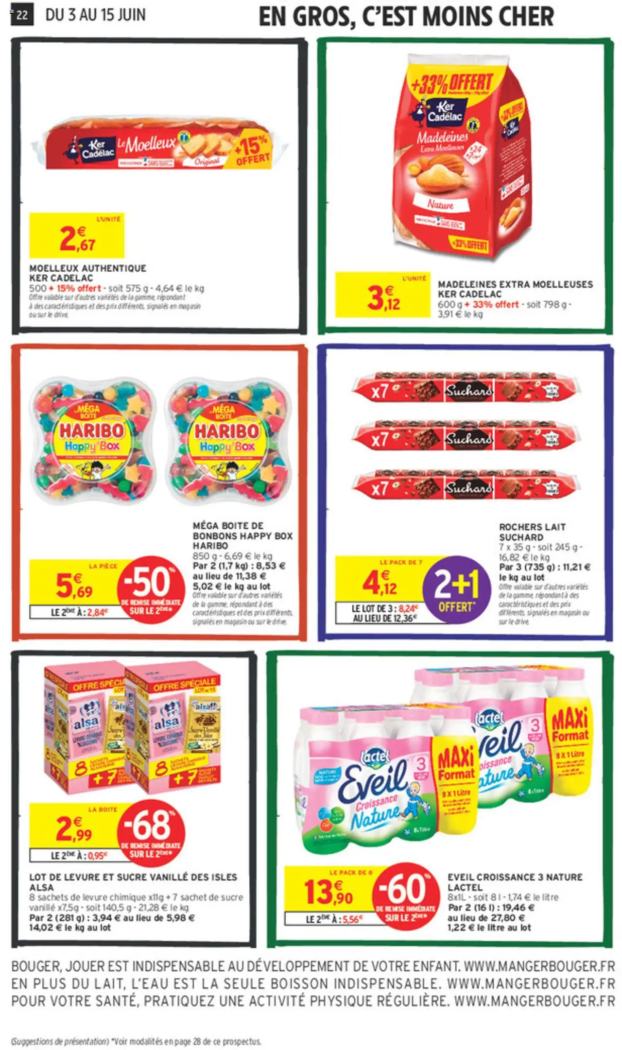  | Page: 22 | Produits: Farine, Lait, Chocolat, Crème