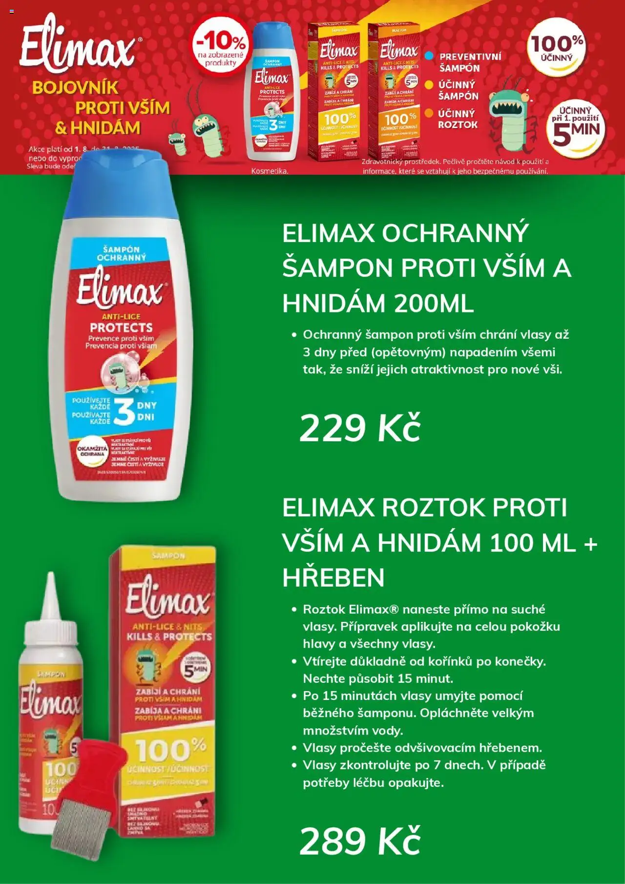Alphega lékárna nabídka od 01.08.2025 | Strana: 3 | Produkty: Kamera, Šampon, Hřeben