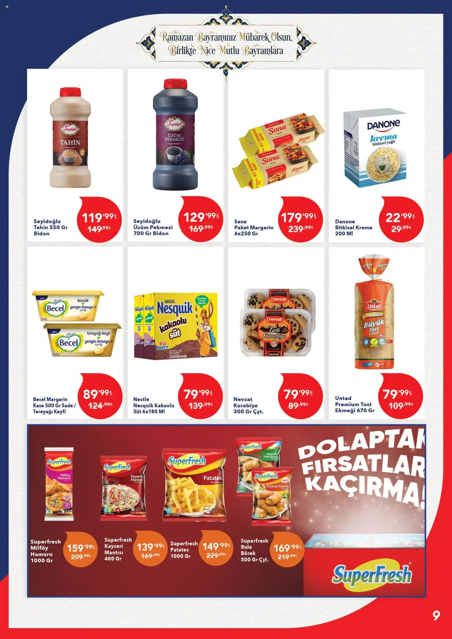 Kim Market Katalog - Marmara Insert - 14.03.2026 tarihinden itibaren geçerlidir | Sayfa: 9 | Ürünler: Kaşe, Süt, Kurabiye, Üzüm