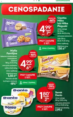 Żabka Gazetka od 13.08.2025 | Strona: 7 | Produkty: Serek homogenizowany, Wafle, Serek, Milka