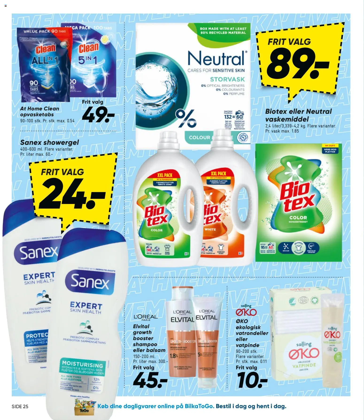 Bilka tilbudsavis – gyldig fra 23.01.2026 | Side: 34 | Produkter: Shampoo, Balsam, Bad