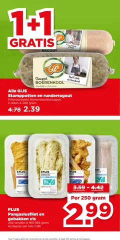 Plus - Folder week 1 - Voorbeeld van een folder van Plus, geldig van 01.01.2026 | Pagina: 10 | Producten: Boerenkool, Vis, Kan