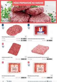 Metro leták platný od 01.01.2025 | Strana: 46 | Produkty: Hovädzie mäso, Bravčové mäso, Mleté mäso