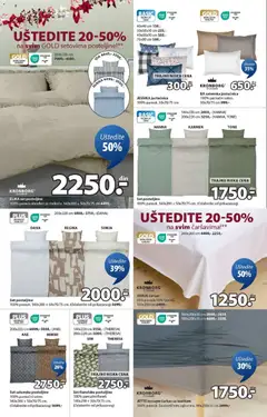 Jysk katalog - pregled Jysk kataloga - važi od 29.10.2025 | Strana: 8 | Proizvode: Posteljine