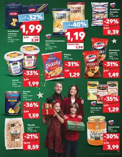 Kaufland SK Akciós újság - amely érvényes a következő dátumtól: 18.12.2025 | Oldal: 27 | Termékek: Lekvár, Farfalle