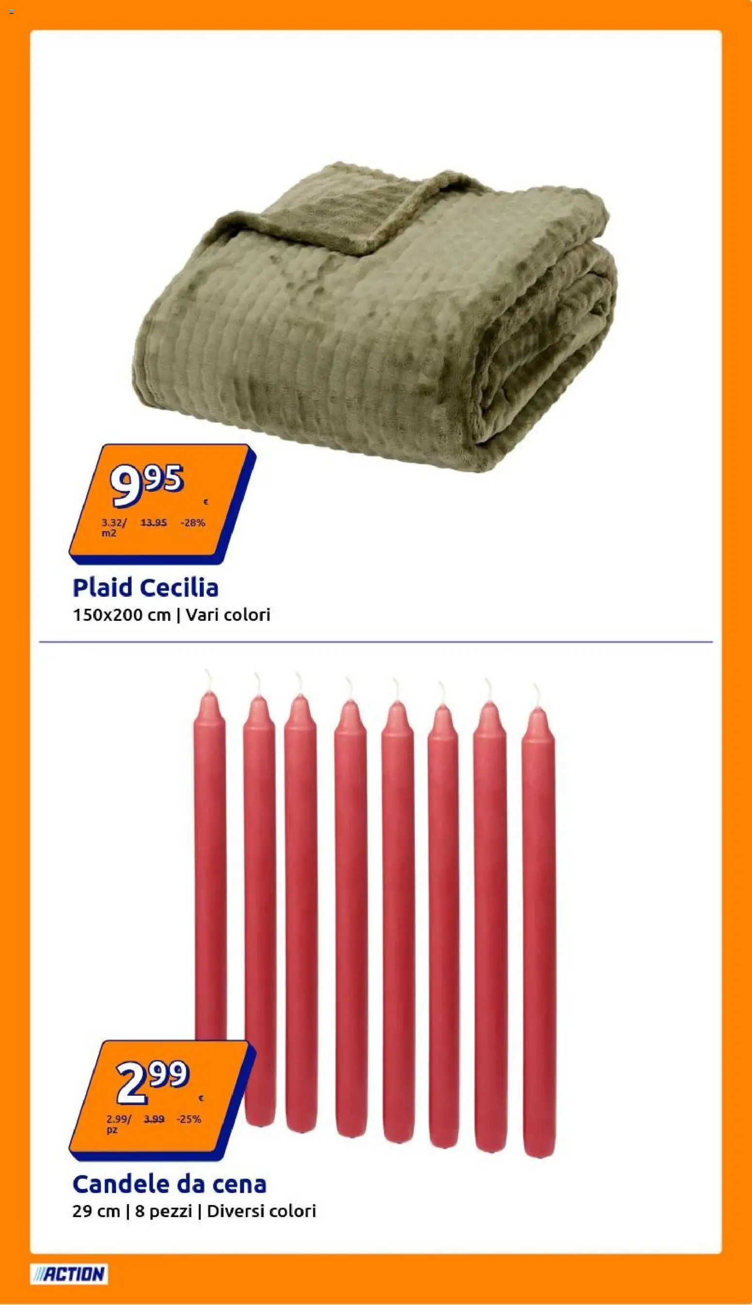 Volantino Action del 17.12.2025 | Pagina: 5 | Prodotti: Plaid