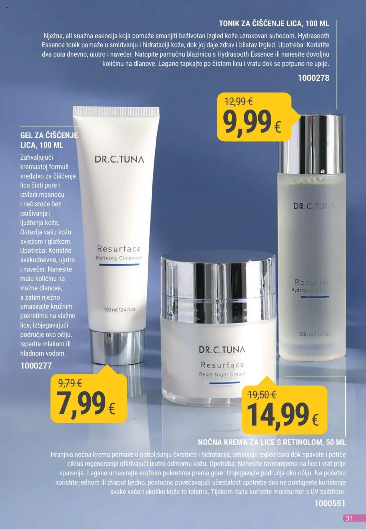 Farmasi katalog | vrijedi od 01.07.2025 | Stranica: 31 | Proizvodi: Krema za lice, Noćna krema, Krema, Toner