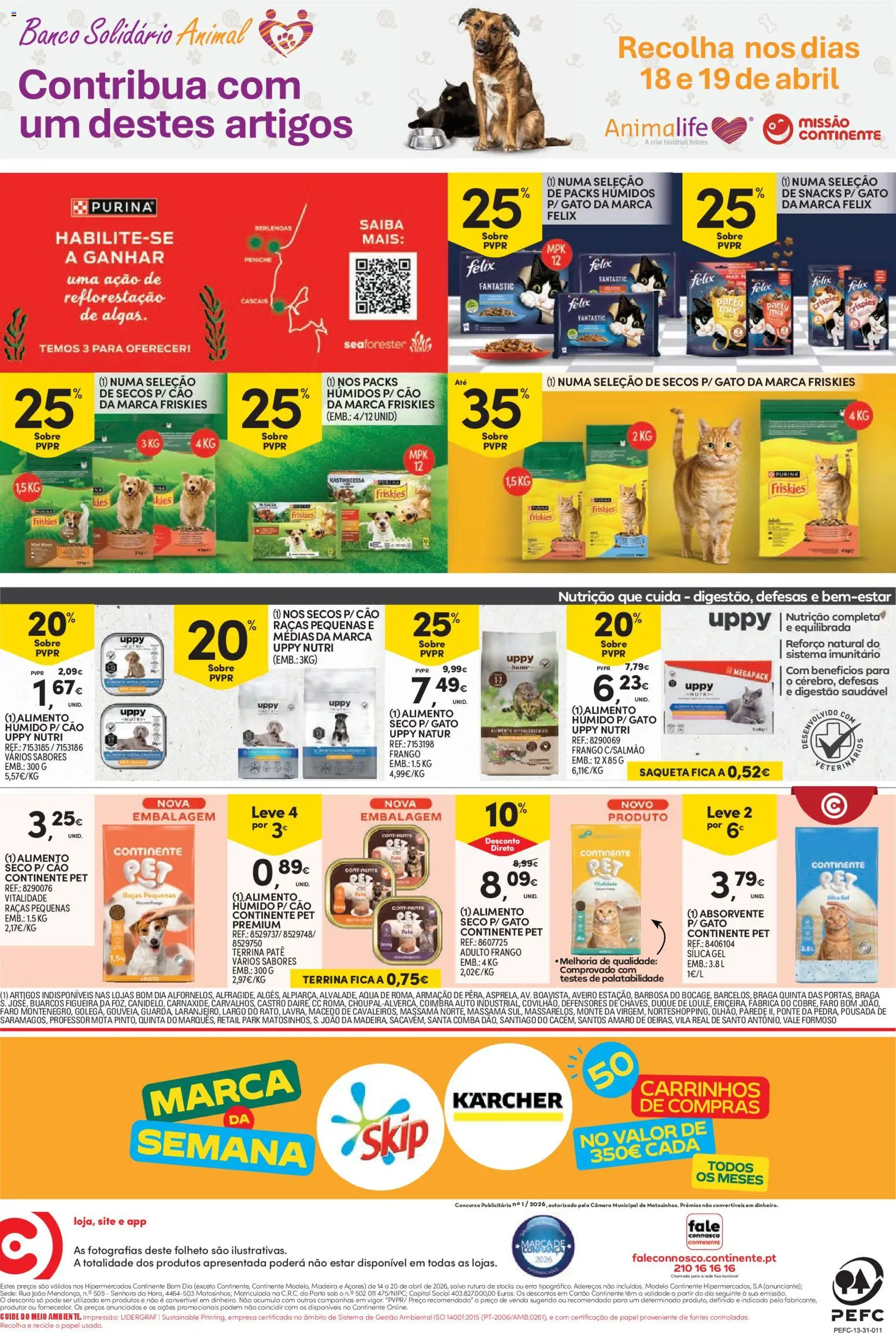 Continente Semanal Continente Bom Dia │ válido de 14.04.2026 | Página: 24 | Produtos: Frango, Banco
