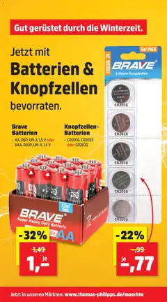 Thomas Philipps Prospekt 	 – gültig ab 08.09.2025 | Seite: 7 | Produkte: Batterien, Batterie