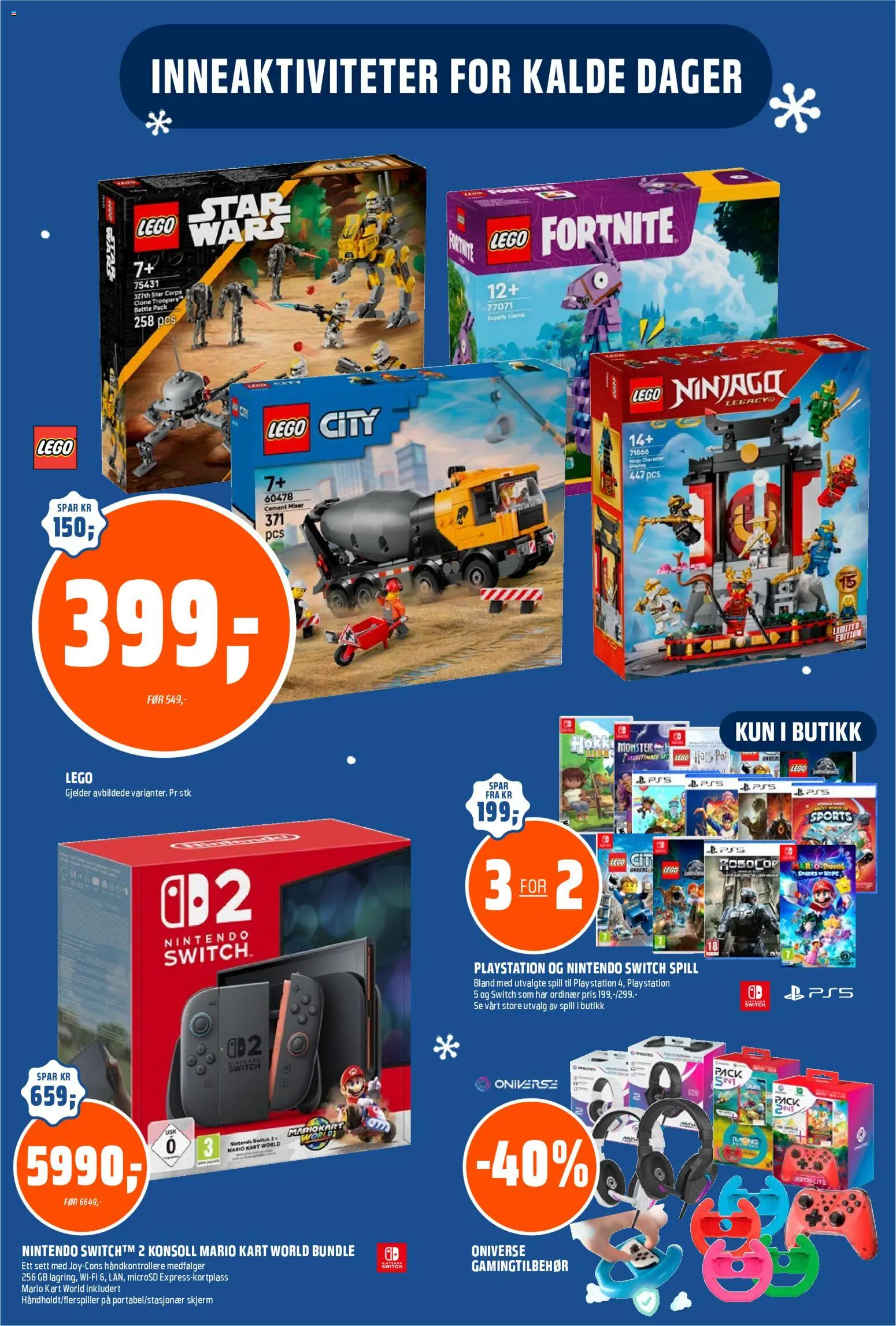 {H1} | Side: 18 | Produkter: Playstation, Spill, Slow cooker, Nintendo