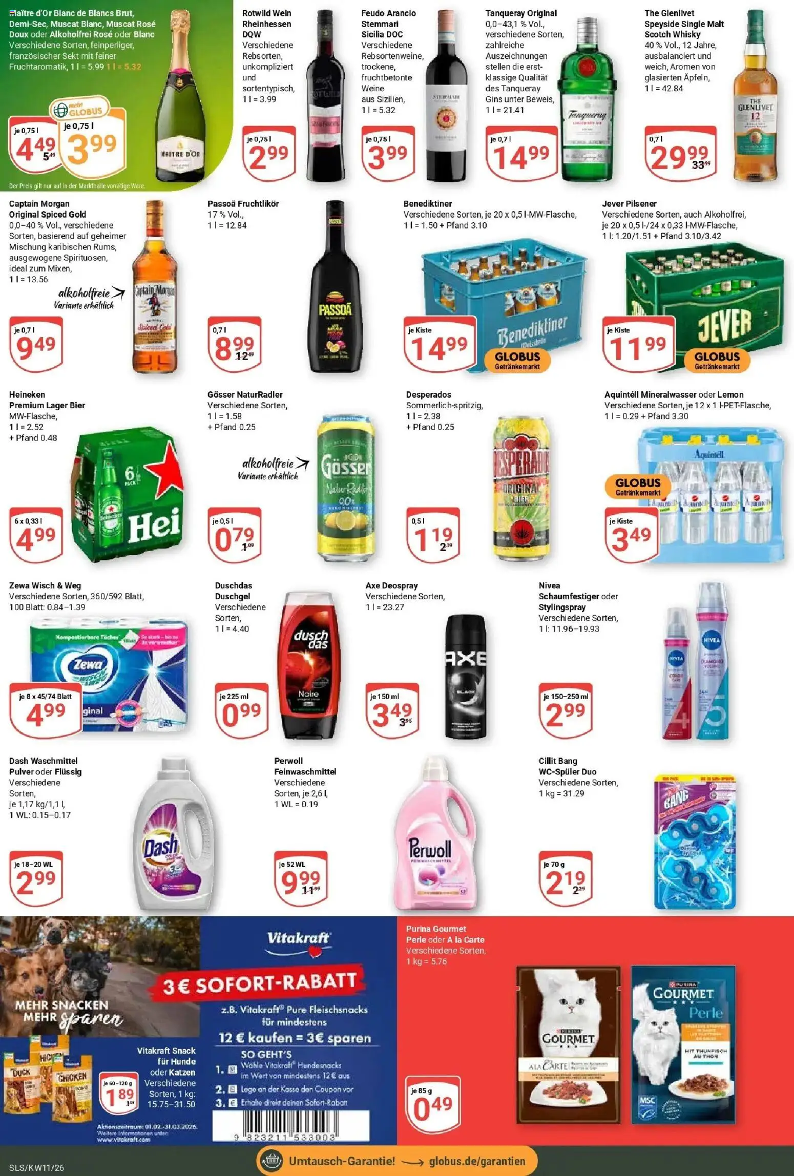 Globus prospekt Saarlouis	 – gültig ab 09.03.2026 | Seite: 5 | Produkte: Bier, Perwoll, Zewa, Jever