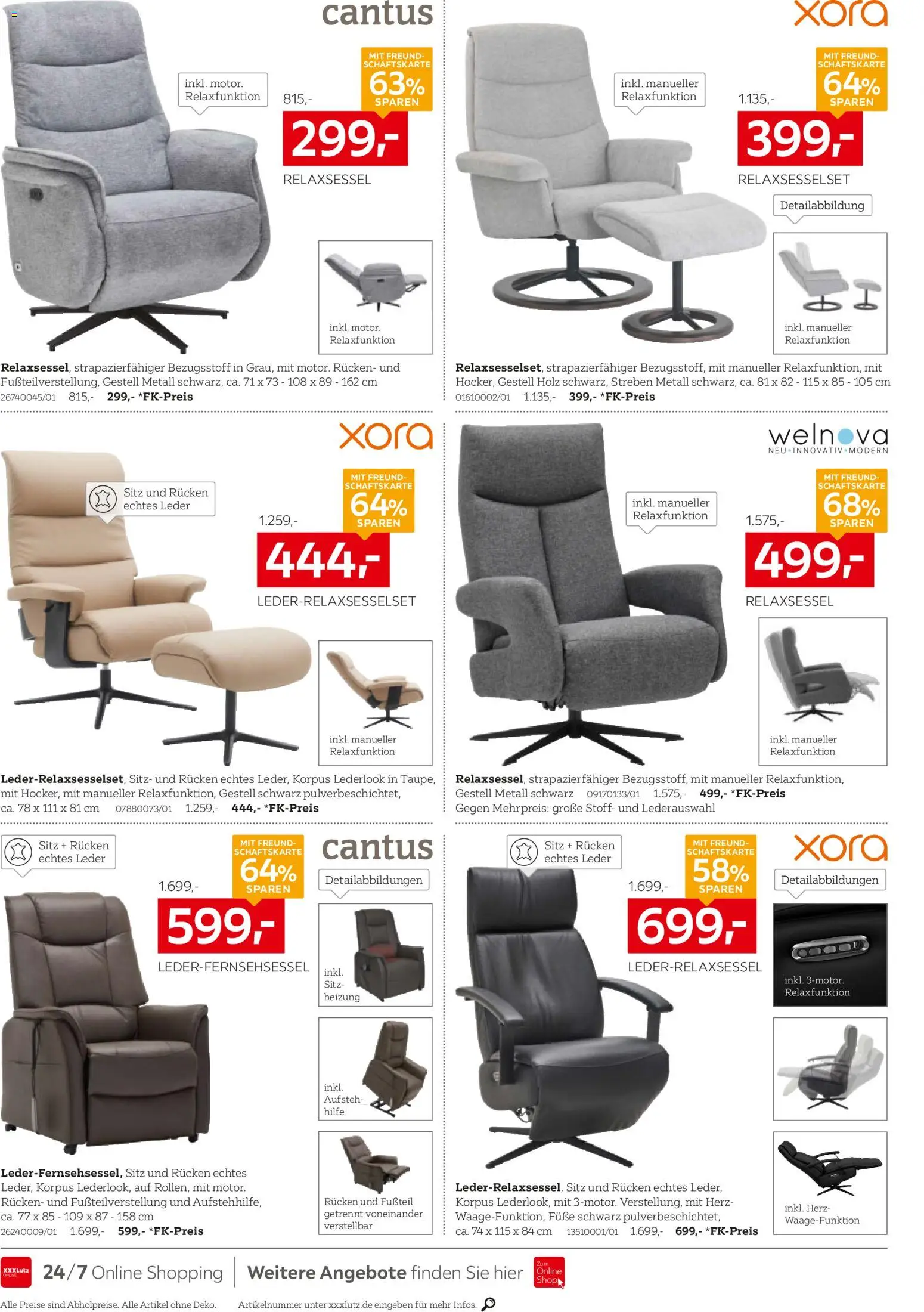 XXXL Lutz Polster Spezial – gültig ab 22.02.2026 | Seite: 12 | Produkte: Relaxsessel